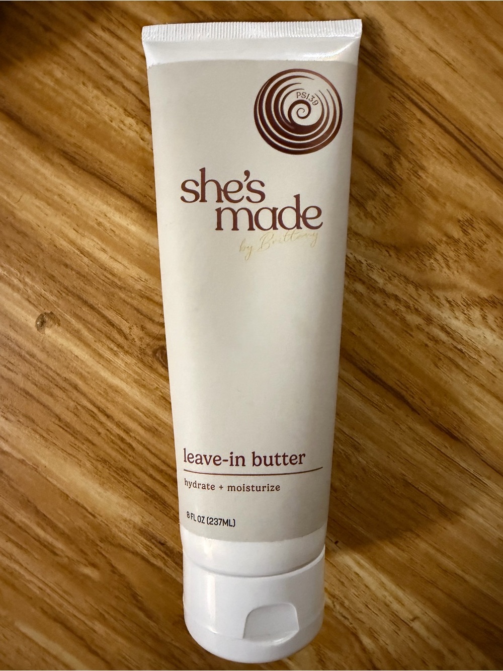 she's made Leave-In Butter in White with Brown Accents